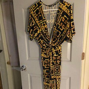 Black and Gold Jumpsuit